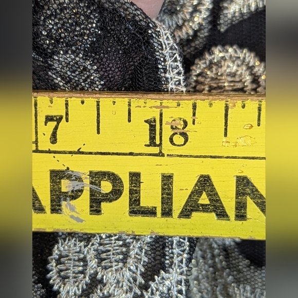 Cato's medium sheer and brocade blouse 3/4 sleeves - Picture 10 of 11